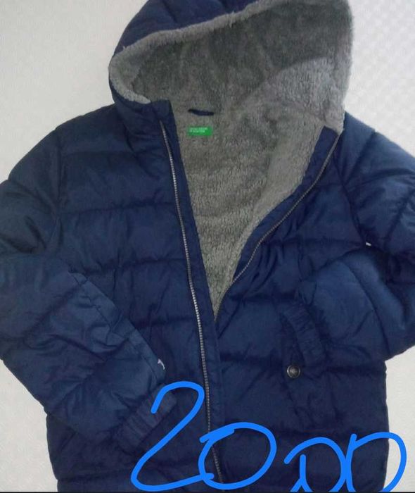 Boy's Parka Jacket and Short-Sleeve T-Shirt