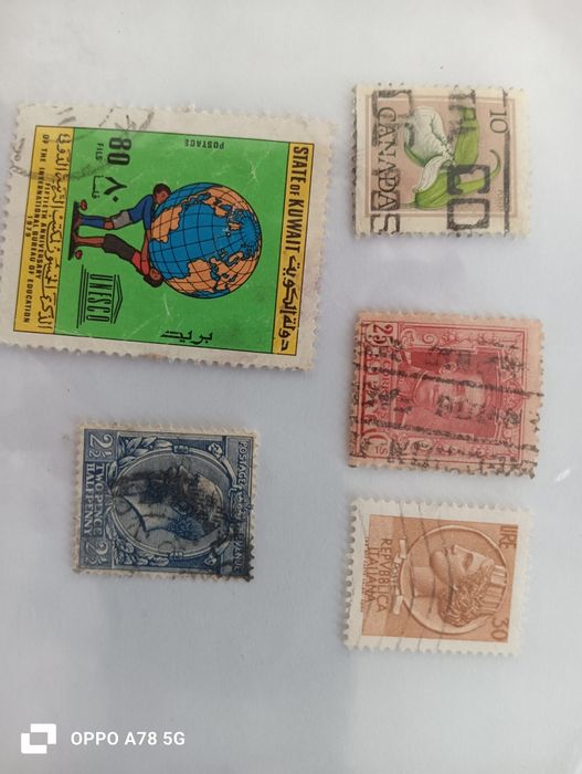 Lote de  13 selos antigos