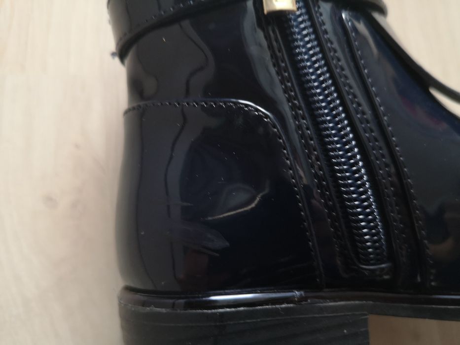 Botki Mayoral rozmiar 27 lakierowane granat