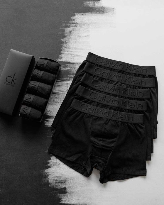 5шт-550грн  Труси чоловічі Calvin Klein  / Трусы мужские / Хлопок