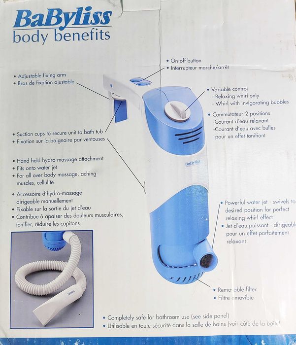 Masażer Do Wanny - BaByliss Body Benefits