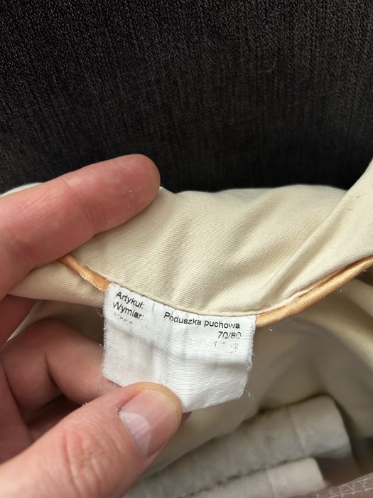 Poduszki 70x60 puchowe z pierza gęsiego