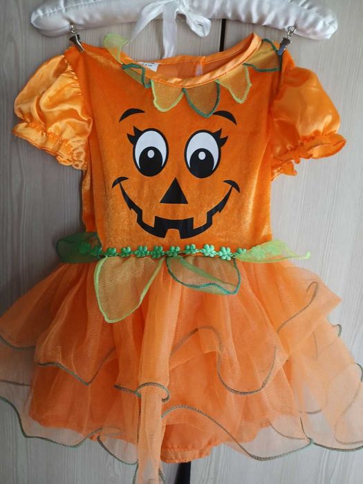 Платье тыква сукня з обідком halloween гарбузик Hallow Screan, 2-3 р 92-98