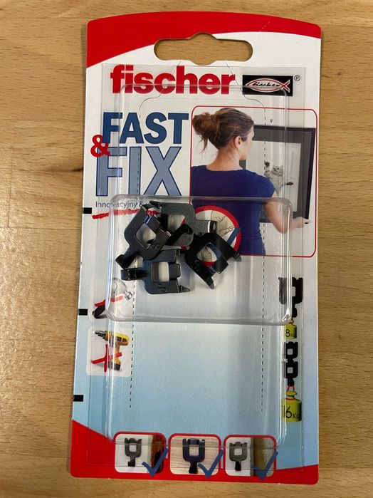 Haczyki na obrazki bez wiercenia Fischer PONAD 400 SZTUK