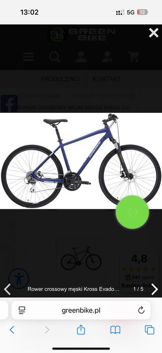 Rower Kross Evado 3.0 - dodatki - kask itd- gwarancja