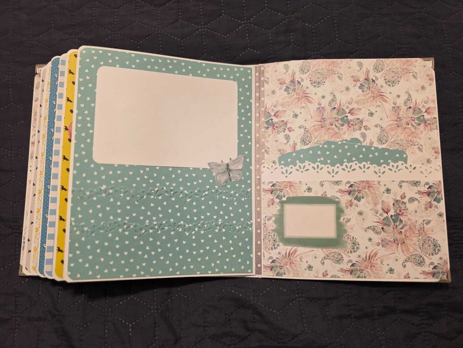 Album na zdjęcia ręcznie robiony, scrapbooking, dla dzieci