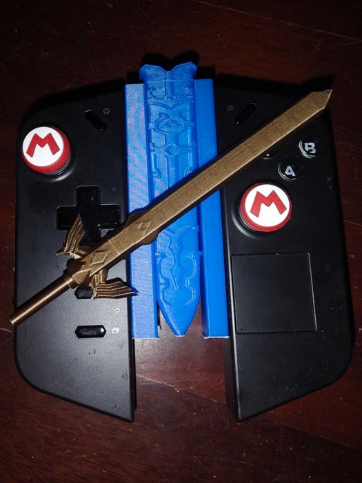 Grip consola Legion go Zelda master sword cosplay colecionador