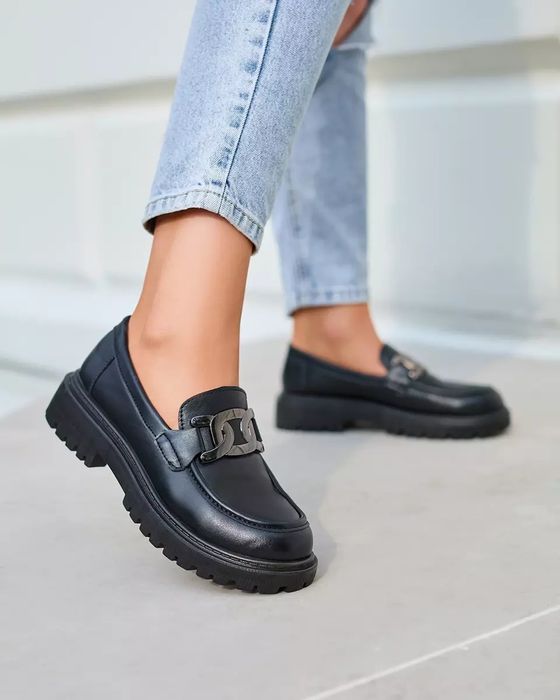 3 RODZAJE 36 37 38 Mokasyny 39 40 41 półbuty wsuwane z ozdobą platform