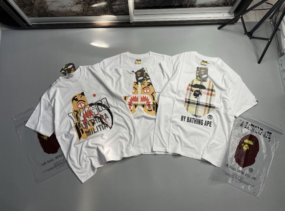 ‼️РОЗПРОДАЖ‼️Футболка Bape / Bape футболка / футболка Бейп