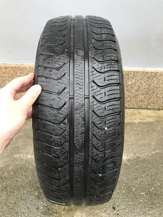 1x Jante Mercedes 16 5x112 original com pneu