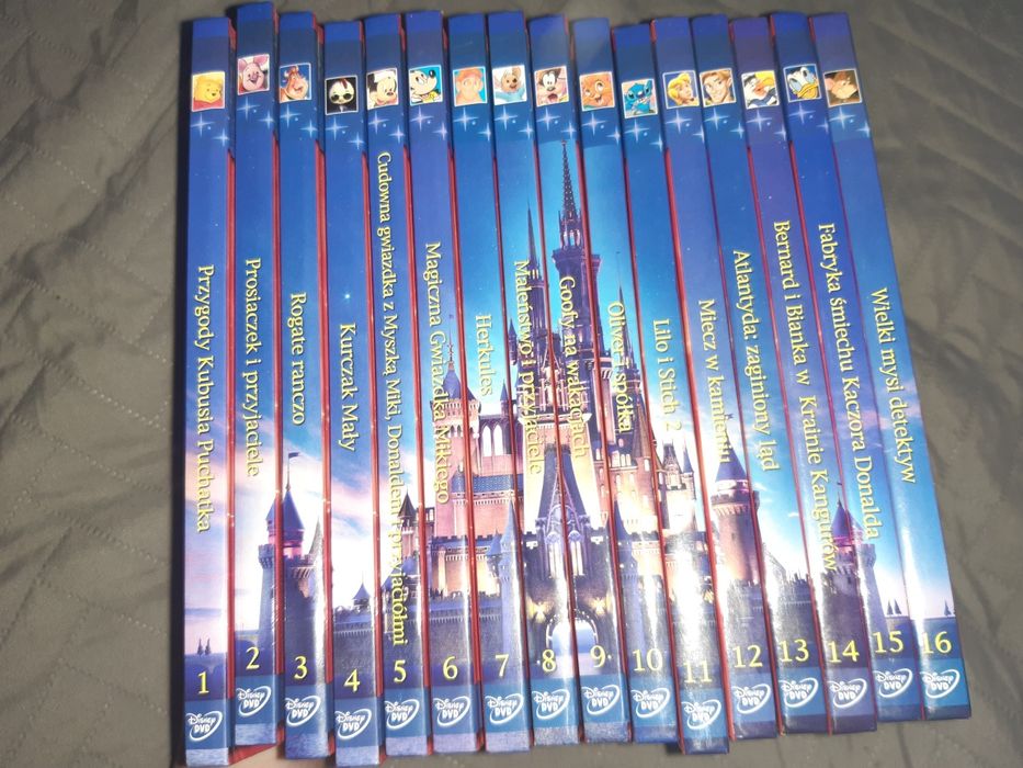 Disney bajkowa kolekcja komplet
