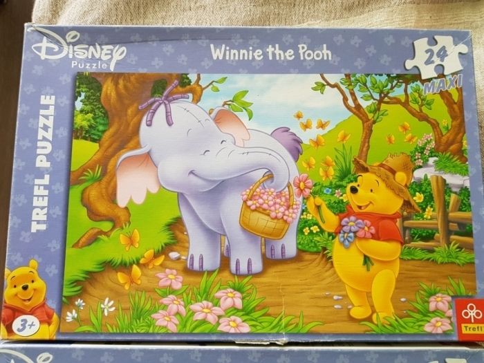 Puzzle maxi 24 Kubuś Puchatek, Myszka Miki