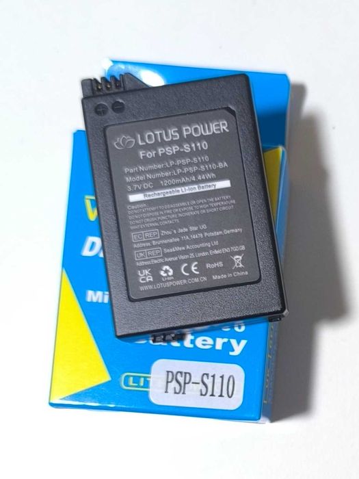 Акумулятор S110 до PSP 2000 / 3000 1200mAh Кабель