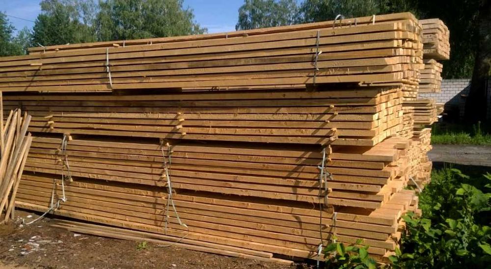 Брус будівельний сосна 1 гатунок з пилорами