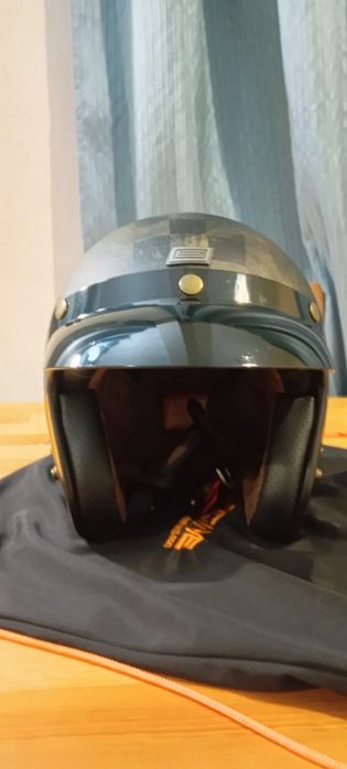 Capacete mota retro