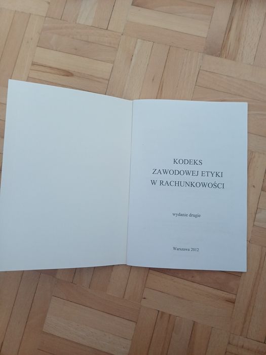 Kodeks zawodowej etyki w rachunkowości SKwP wydanie II 2012