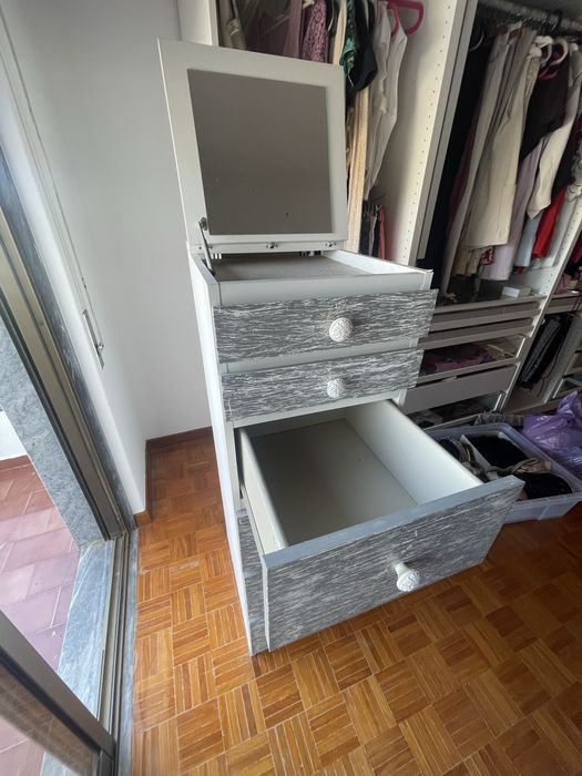 STORKLINTA IKEA – Cómoda/Gaveteiro 5 Gavetas Branco