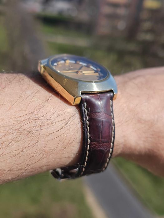 Omega Seamaster automatic 14k Gold Filled 39 mm b/k