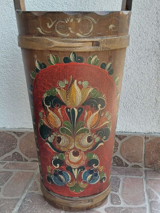 Cebrzyk parasolnik donica ozdoba drewno
