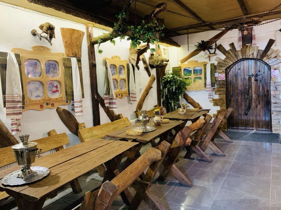 Українська банька на дровах