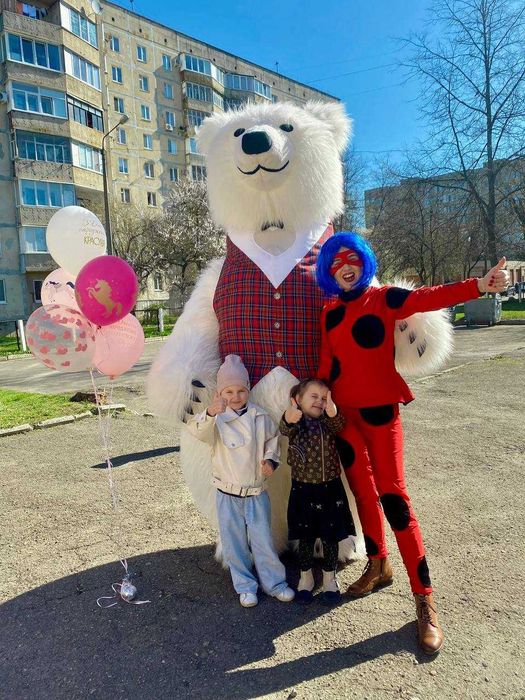 Великі надувні іграшки, День народження, велика панда, великий ведмідь