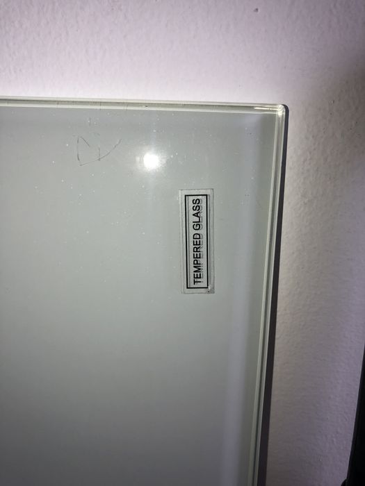 Vidro temperado, ideal para mesa