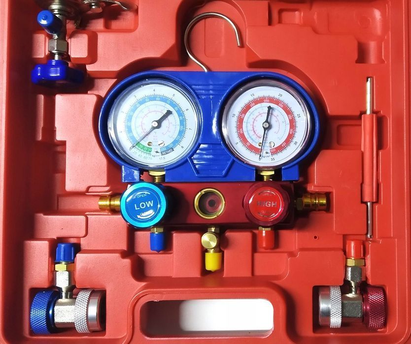 Zestaw Tester Miernik Do Napełniania Urządzeń Klimatyzacji R134A