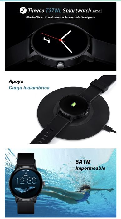 Smartwatch Tinwoo T37WL