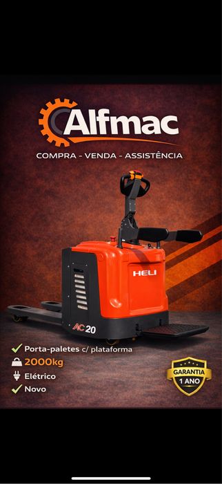 Stacker! Porta paletes! Novo! Heli
