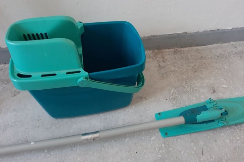 Wiadro vileda obrotowy turbo + Wiadro leifheit, mop