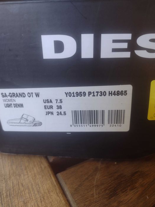 Klapki DIESEL rozmiar 38