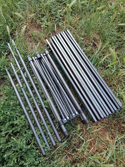 Столик, стіл розкладний алюмінієвий туристичний M Metallic 110×55×50 см