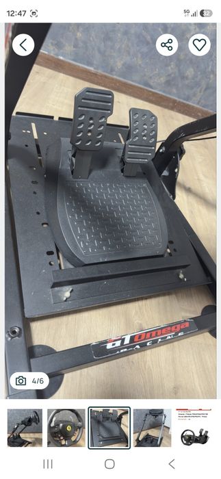 Volante Thrustmaster T80 Ferrari 488 GTB completo + base suporte que permite obter o máximo conforto !!