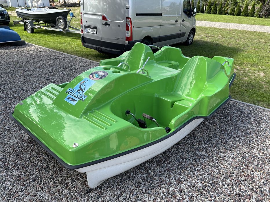 Rower wodny 4 osobowy po jednym sezonie. Transport Raty