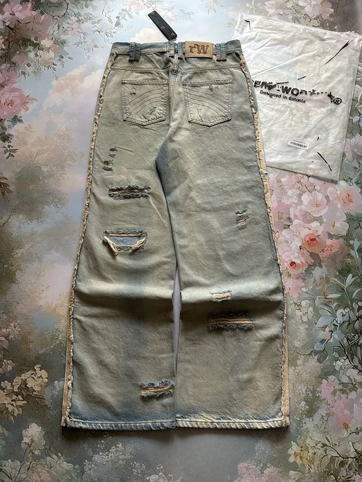 ОРИГІНАЛ Racer Worldwide Track Jeans Рейсер трек джинсы деним