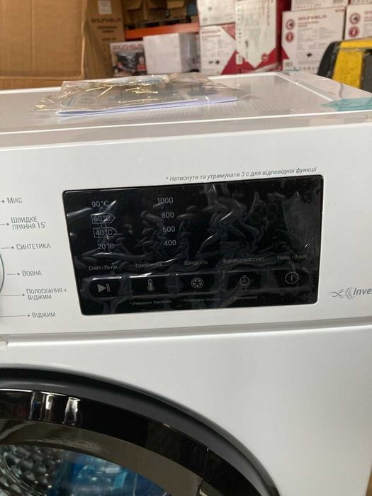 Пральна машина автGWS-F610D2WB-ST(біла,BLDC,інве 6кг. 1000 об)GRUNHELM