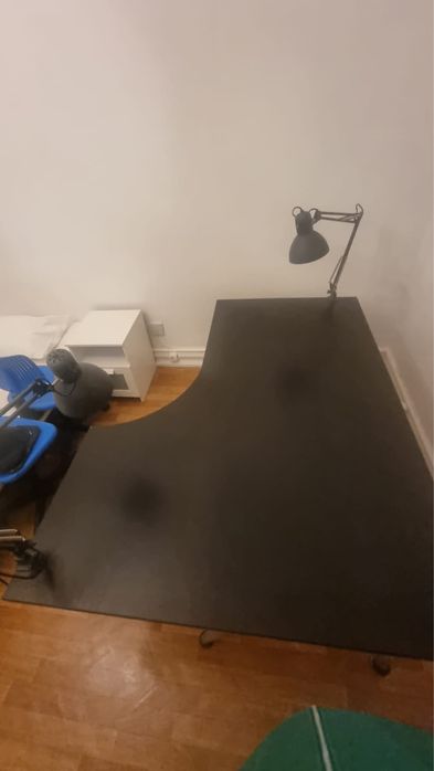 Mesa de canto elevável estirador ikea