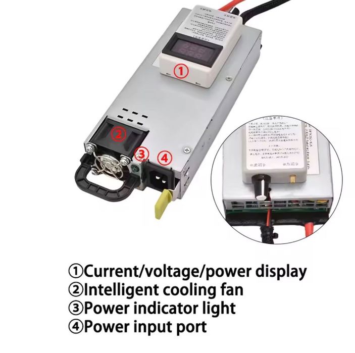 Зарядний пристрій  Huawei 62А для LiFePo4,li-ion,AGM,Gel акумуляторів