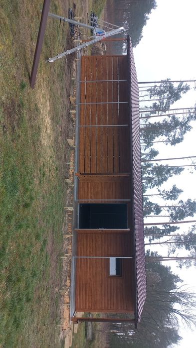 Wiata garażowa Carport 11x8 ocynkowany profil,Blachodachówka