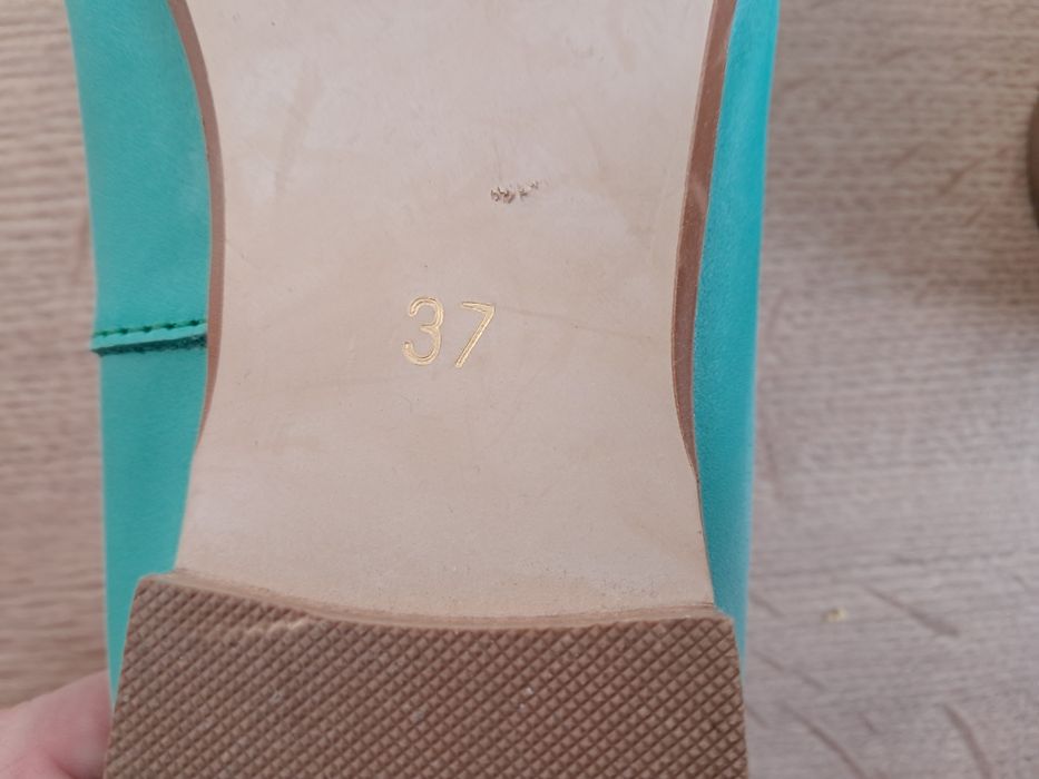 Baleriny skórzane rozmiar 37