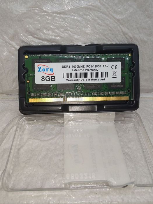 Нова оперативна пам'ять Zorq Ddr3 8Gb 3200MHz
чіпи Samsung
таймінги 22