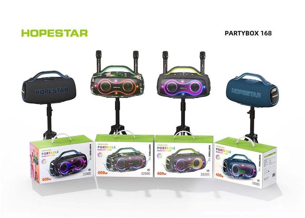 Hopestar PartyBox 168  400W Bluetooth колонки ( Нові )