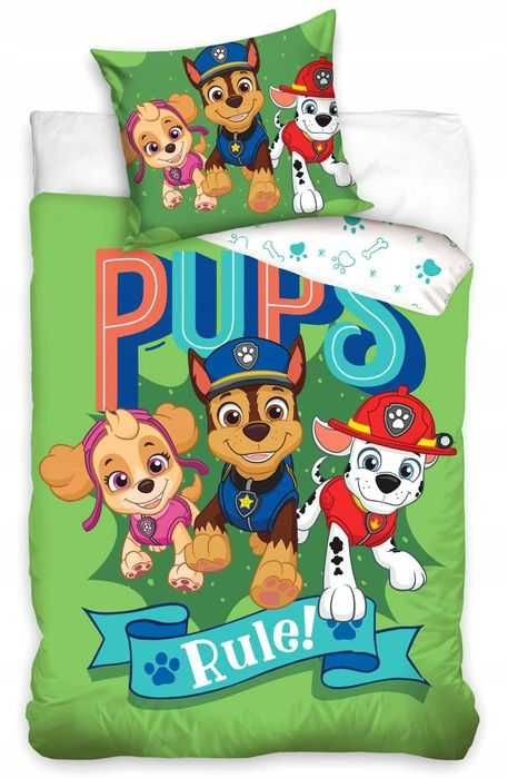 Fajna pościel do łóżeczka PSI PATROL 100x135 bawełniana PAW PATROL