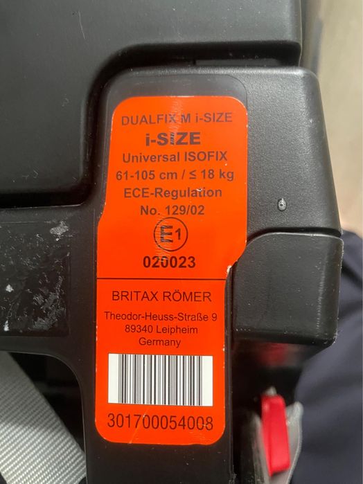 Fotelik Britax Romer Dualfix M i-SIZE