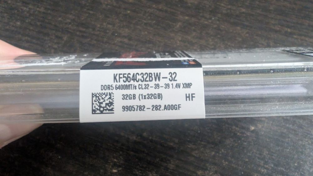 Pamięć RAM Kingston FURY Beast DDR5 32GB 6400 CL32  jedna kość