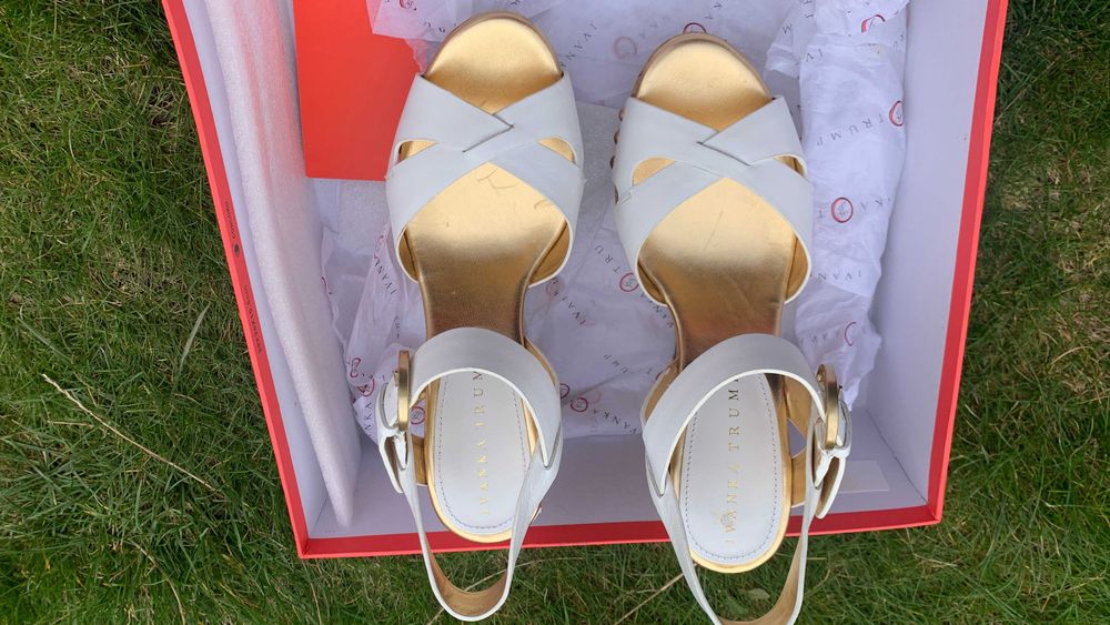 Жіночі босоніжки на танкетці Ivanka Trump, оригінал з США