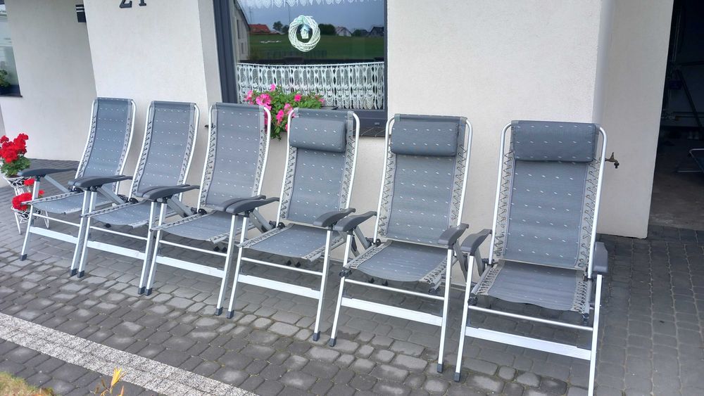 Fotele składane turystyczne , kempingowe , Poduszki Gratis !