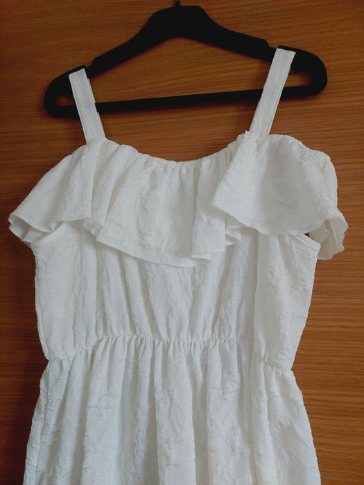 Vestido Branco Festa Menina, 11-12A