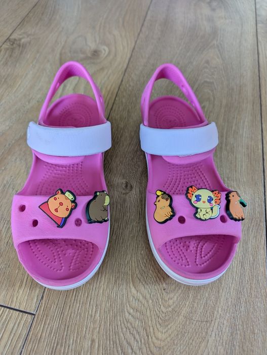 Sandały crocs, różowe, c13