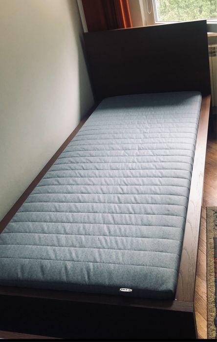 Łóżko rama lóżka Ikea MALM brąz 90cm